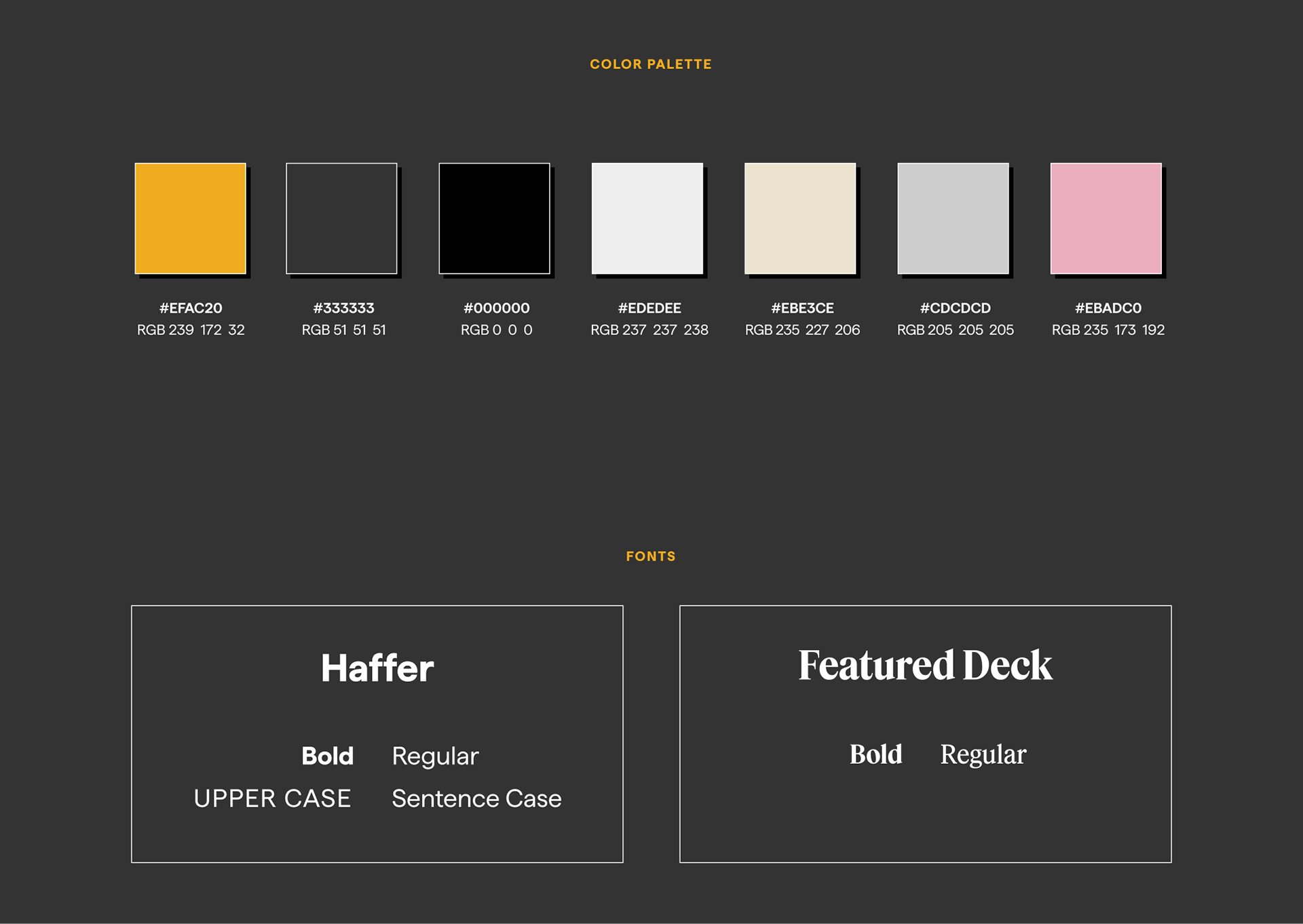 Style guide
